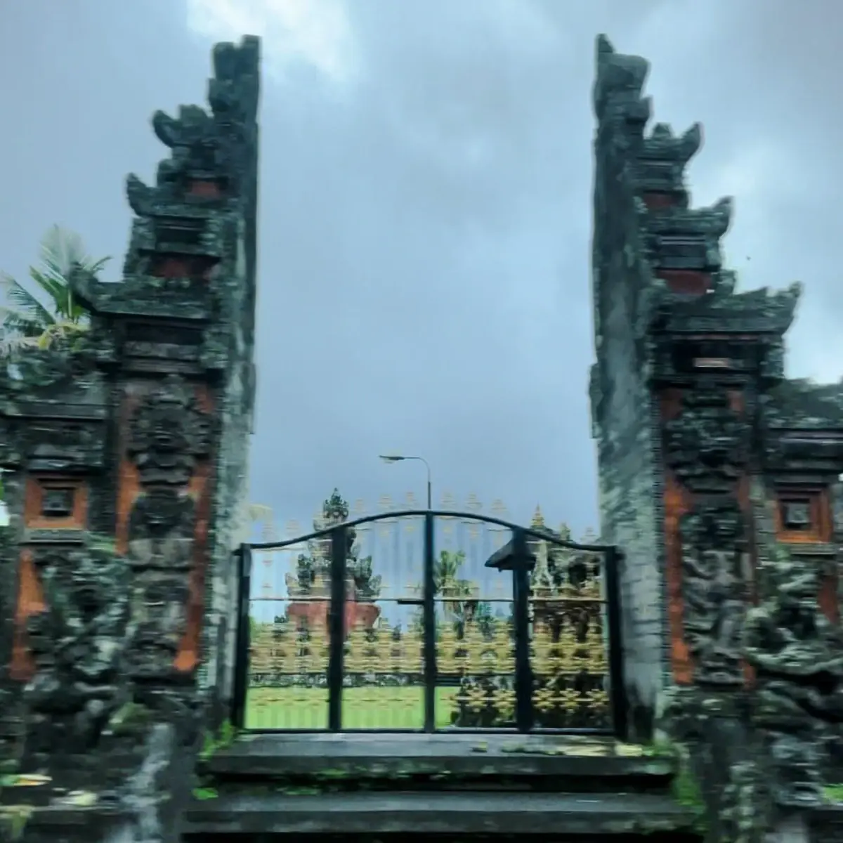 Temple on the roadside to Ubud from Canggu