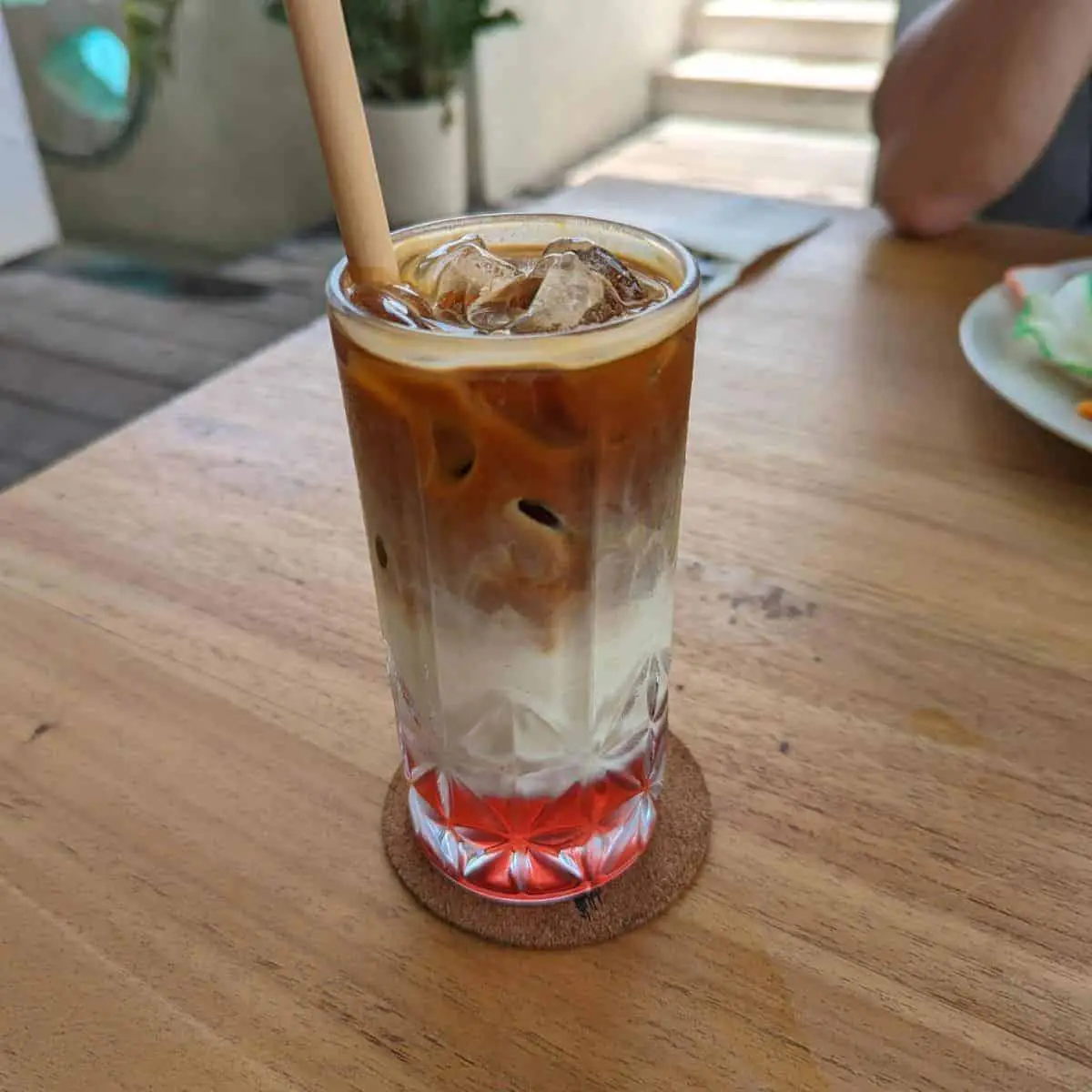 Kajan Eatery Hibiscus latte