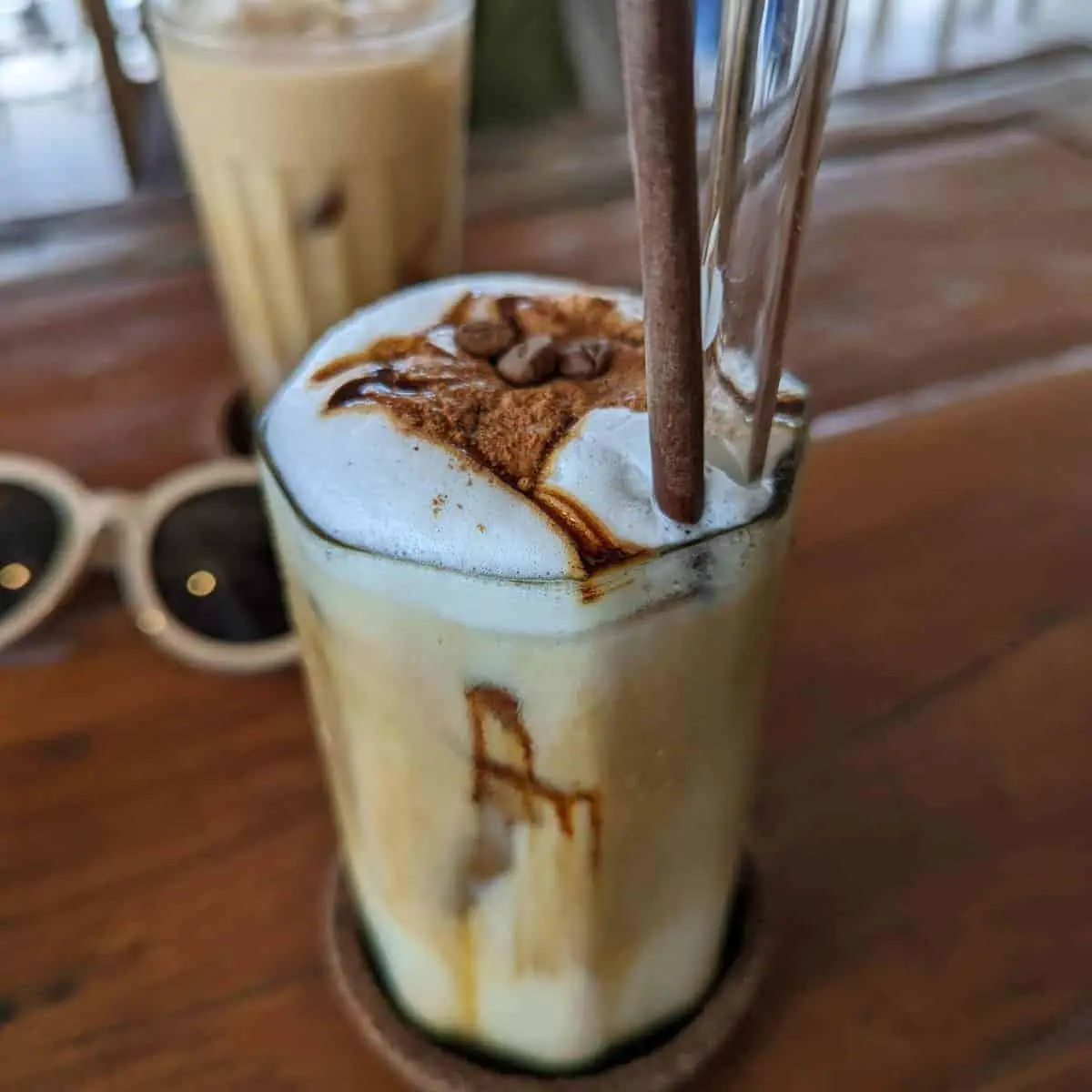 Koop Roaster & Cafe Cashewnut milk cappucino best cafes in Seminyak Bali