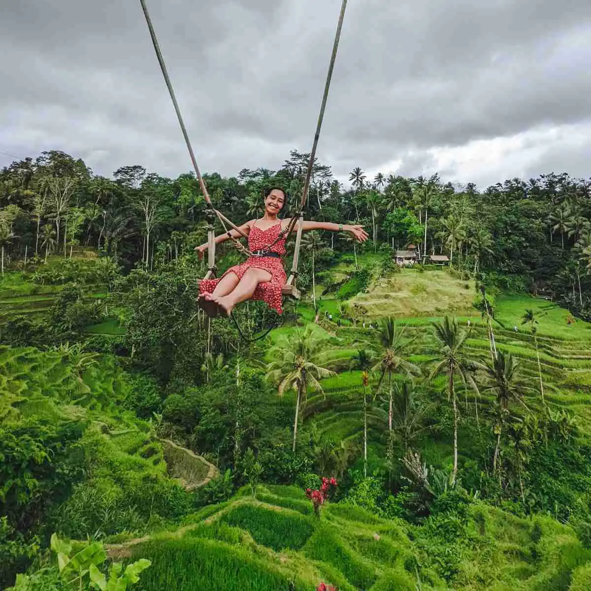 Swing at Tegallalang Rice Terraces Ubud Bali