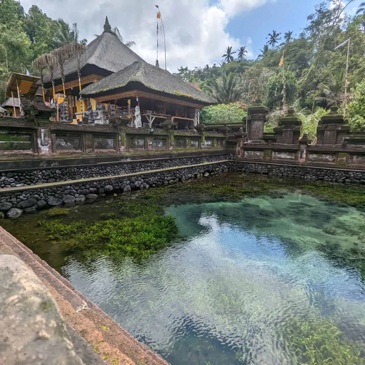 Ubud Water Temple Tirta Empul natural spring water