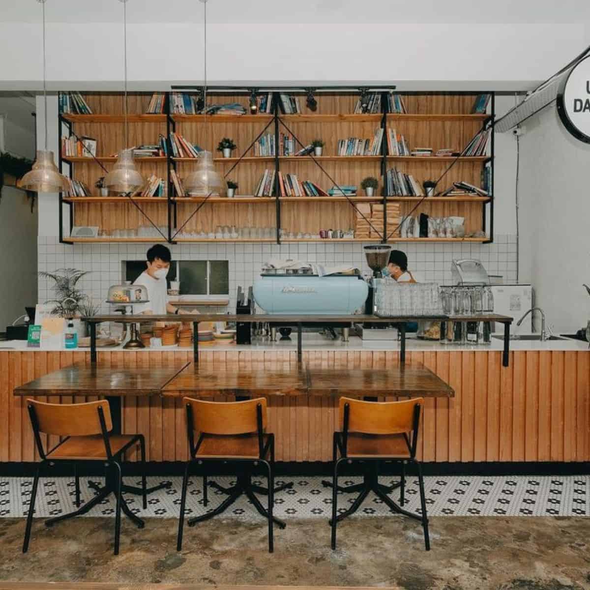 Beautiful shot of Urban Daybreak’s cafe counter area