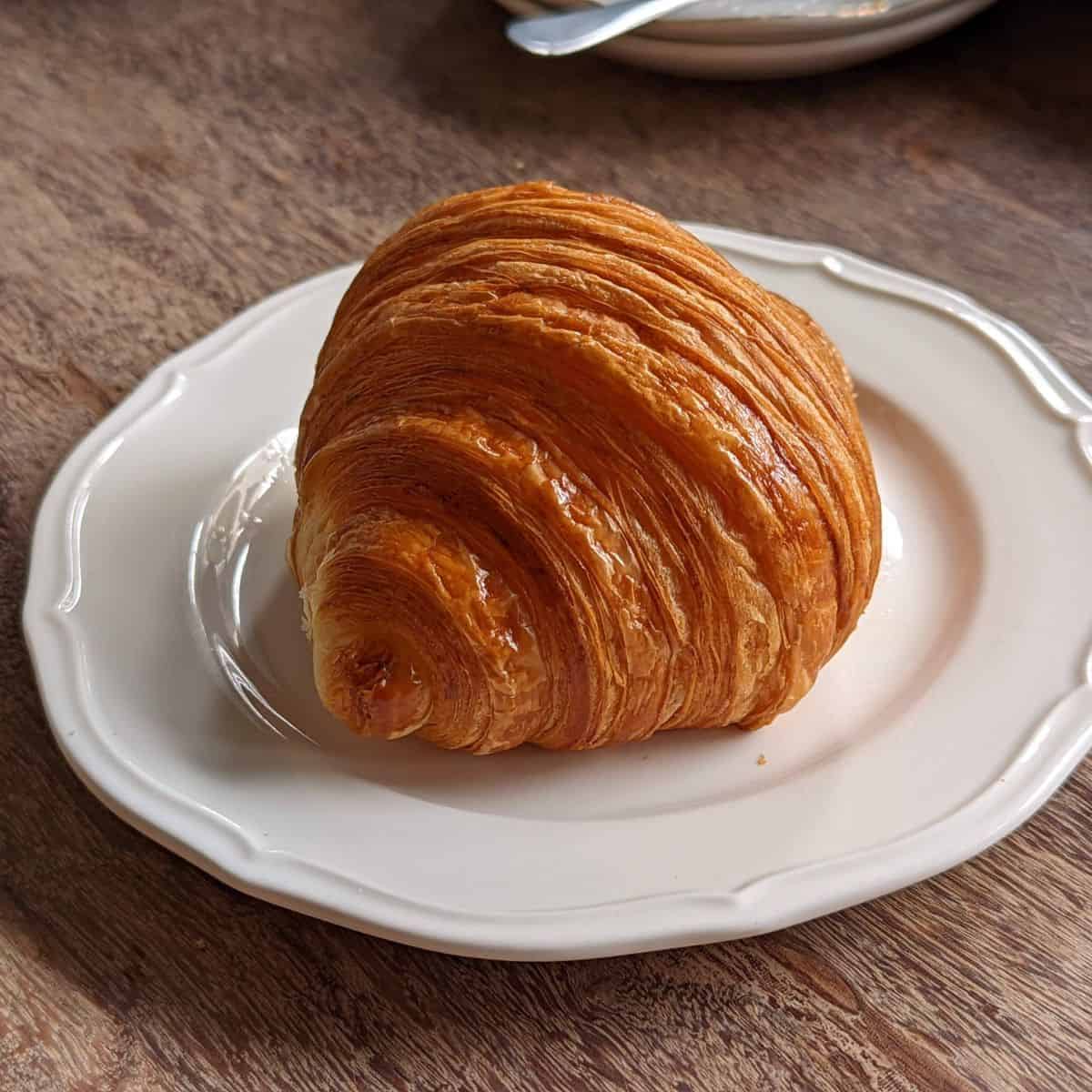 French Butter croissant at Le petit four patisserie