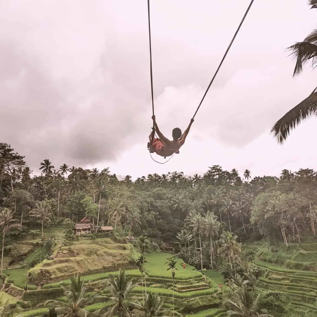 High Bali swing at Tegallalang Rice Field
