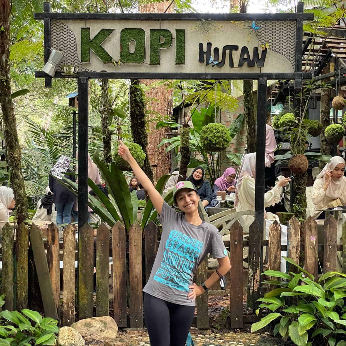 Kopi Hutan in the middle of the forest on Penang Hill Bukit Bendera