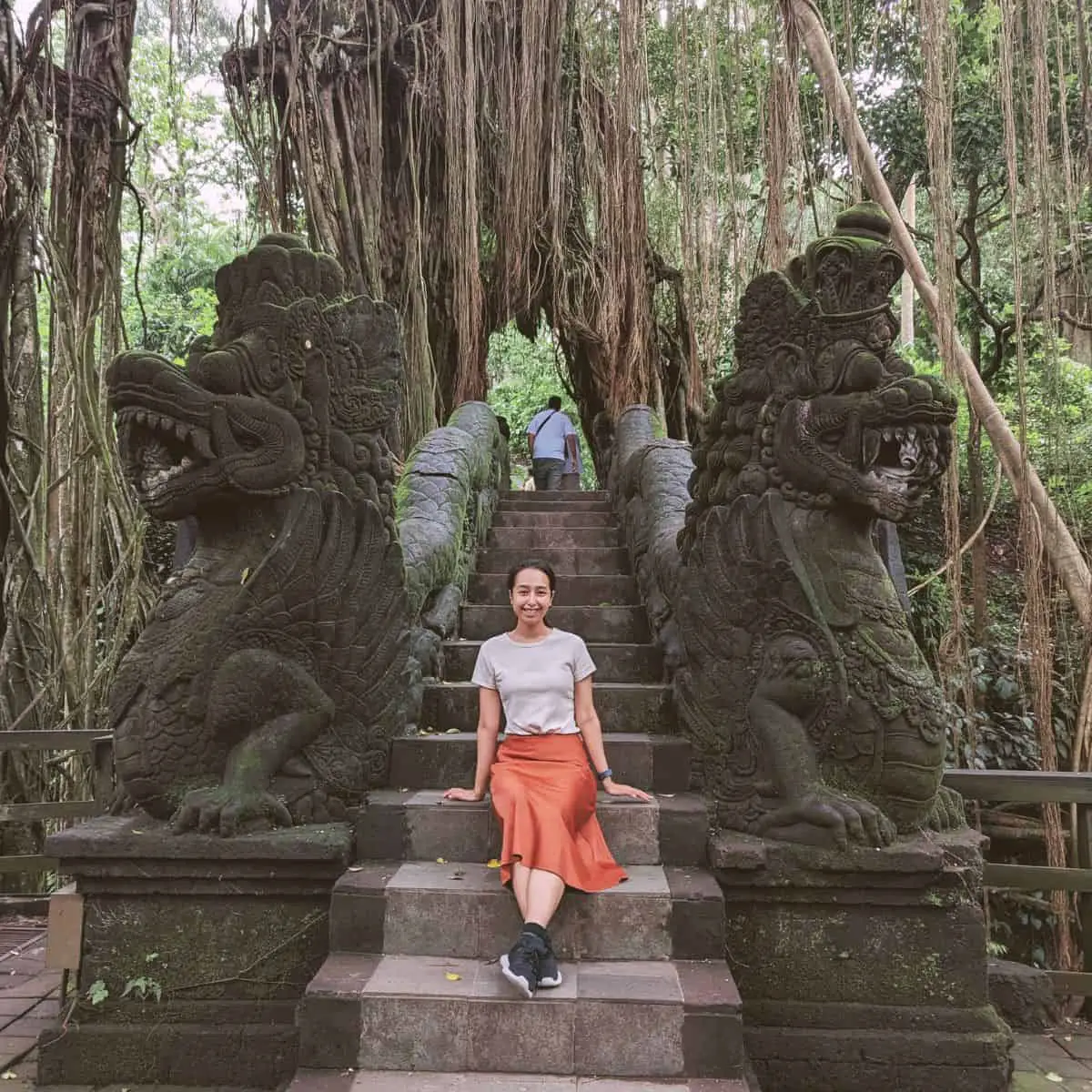 Victoria at Sacred Monkey Forest Sanctuary Ubud Bali