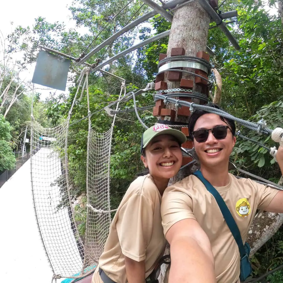 Escape Penang flying lemur zip line and forest trekking Victoria and Ruiz