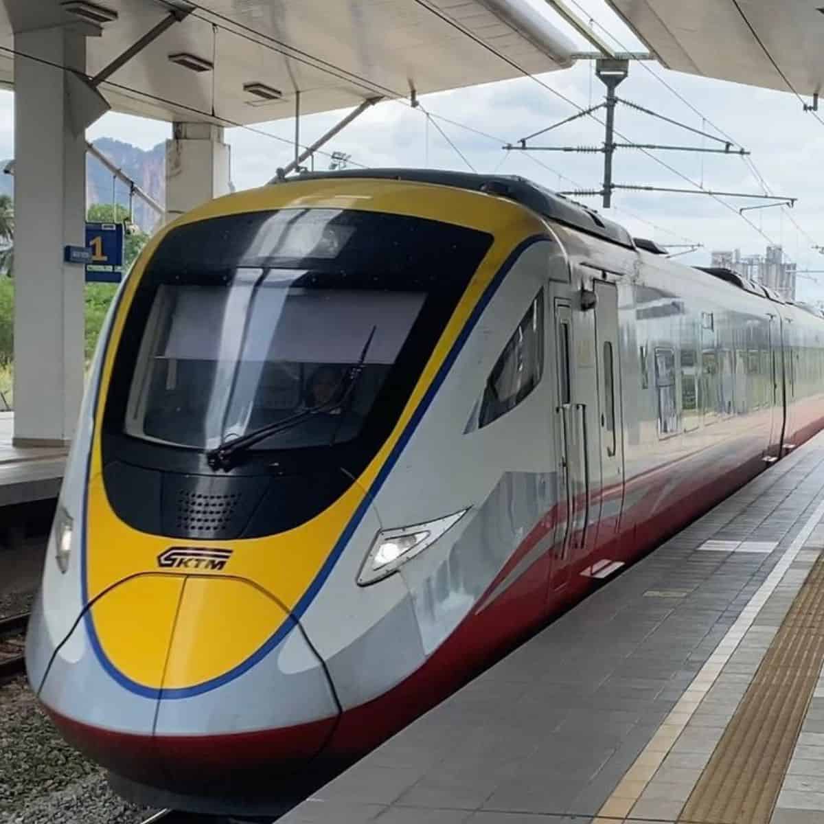 Shuttle train station as a transportation from Singapore to Penang