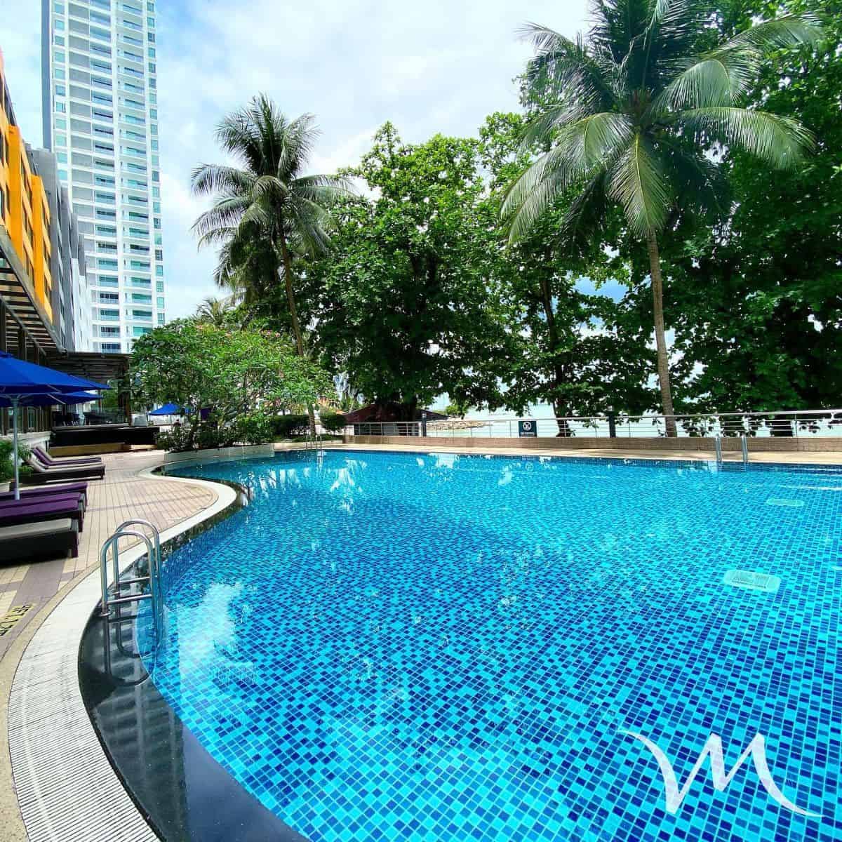 Pool at Mercure Hotel penang