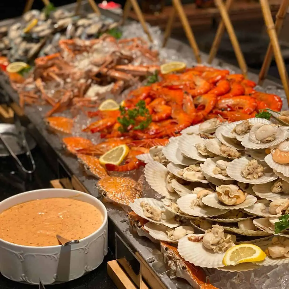 Seafood at Feringgi Grill at Rasa Sayang Resort