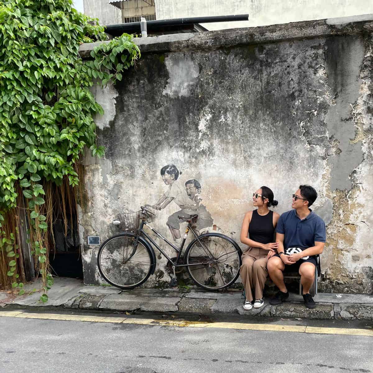 Best area to stay in Georgetown Penang Victoria and Ruiz Armenian street art