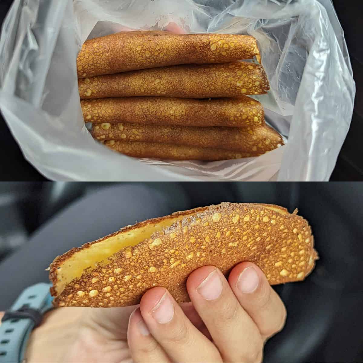 Banana corn apom Apong Guan Penang street food