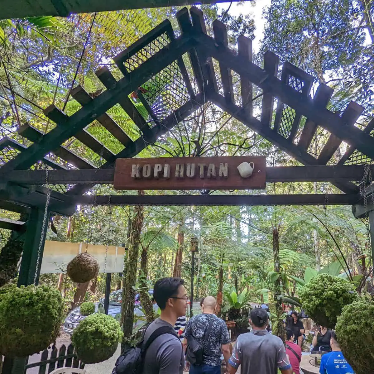 Kopi Hutan on Penang Hill entrance