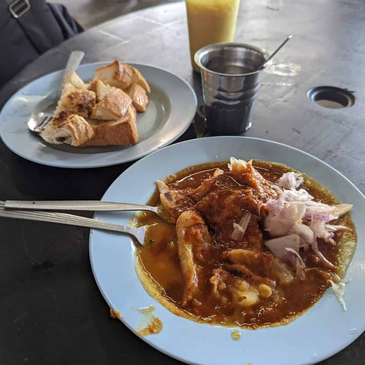 Roti Banjir at Gemas Road Penang street food