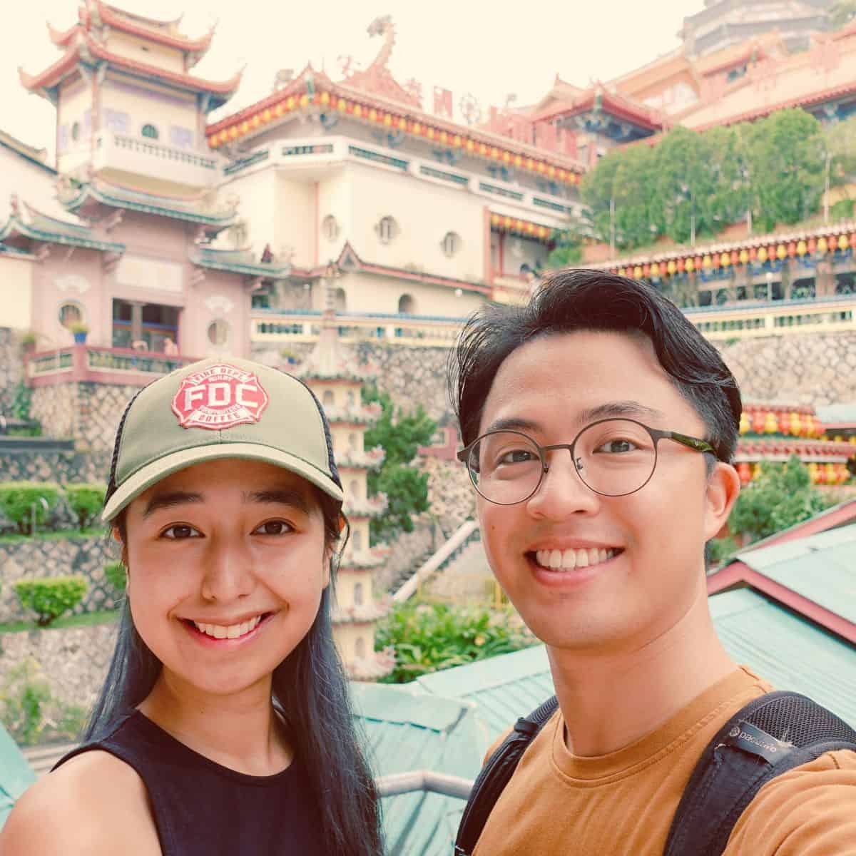 Victoria and Ruiz at Kek Lok Si