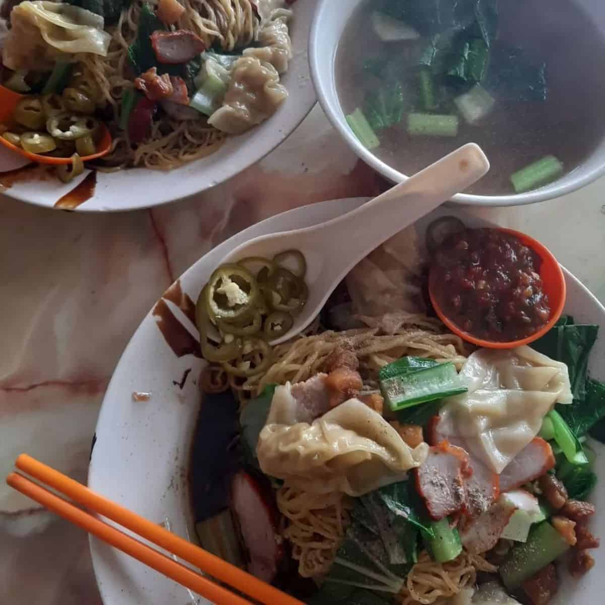 Wanton mee kedai kopi seng thor