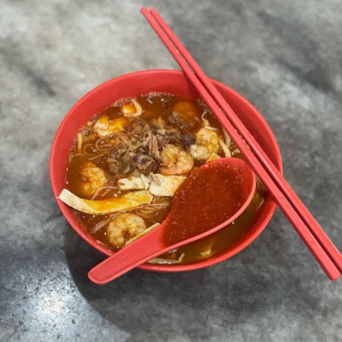 Super hokkien mee at One Corner Cafe