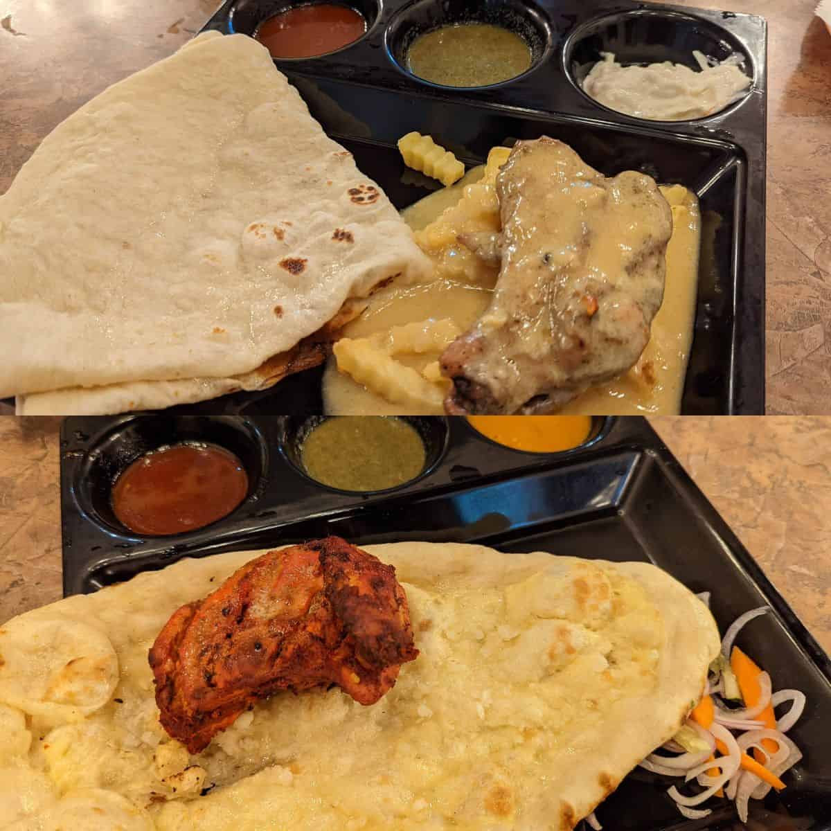 Chicken Milanese and Tandoori Chicken Kapitan