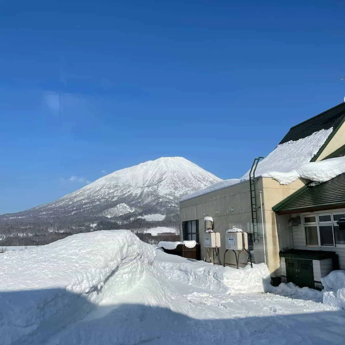 View of Mount Yotei from Makkari Onsen