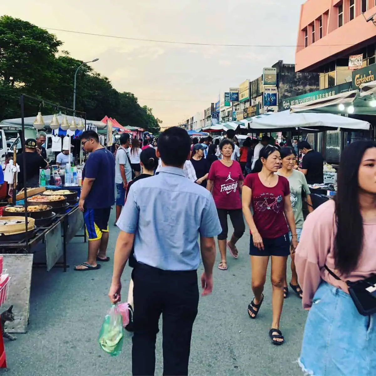  Nibong Tebal Night market crowded