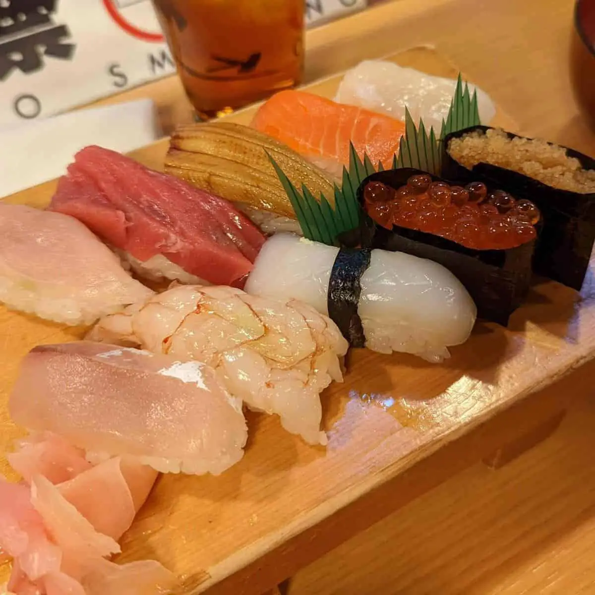 Sushi platter Ume sushi